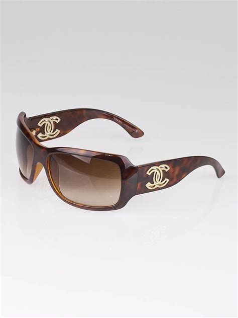 chanel 6018 sunglasses|CHANEL Tortoise Shell CC Sunglasses 6018 .